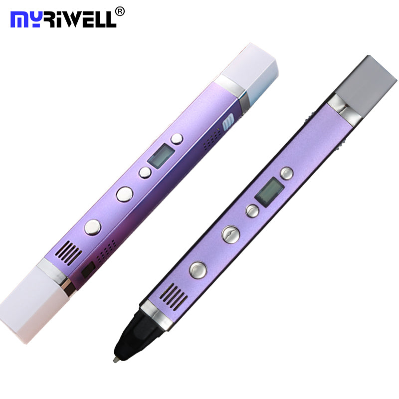 Myriwell USB Power 3D Pen Art Smart Drawing Pen Printing 3D Pens Kids Creative Education Toy Innovate Handle Doodle Pen 3D Model