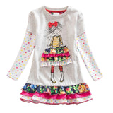 VIKITA Kids Girls Dress Baby Children Toddler Princess Dress Vestidos Children's Clothing Girls Winter Dresses 2-8Y LH5805 MIX