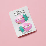 NEW Kids Hair Accessories Headwear 2-6Pcs/Set Flamingo Pineapple Fruit Hairpins Cartoon Mermaid Horse Rainbow Hair Clip for Girl