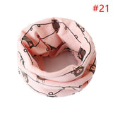 Baby Cotton Neck Scarf Cute Print Children Warm Scarf Kids Collars Autumn Winter Boys Girls Ring Scarf Baby Cloth Accessories