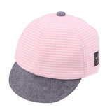 Puseky Baseball Cap Kids Sports Cap Mesh Hat Cotton Beret Stripe Summer Cap Children Accessories Baby Boys Girls Hats