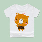 Girls T shirt Print Cartoon Kids Clothing New 2019 Summer Fashion Children Girl Short Sleeve Cotton T shirts For Boys