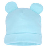 Boys Girls Cotton Solid Cap Soft Warm Cartoon Children Hat Cute Ears Design Spring Autumn Baby Kids Skullies Beanies Accessories