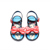 Mini Melissa Mickey Bow Shoes 2019 New Summer Girls Jelly Shoe Girl Non-slip Kids Beach Sandal Toddler Sandals Princess