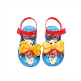 Mini Melissa Mickey Bow Shoes 2019 New Summer Girls Jelly Shoe Girl Non-slip Kids Beach Sandal Toddler Sandals Princess