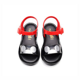 Mini Melissa Mickey Bow Shoes 2019 New Summer Girls Jelly Shoe Girl Non-slip Kids Beach Sandal Toddler Sandals Princess