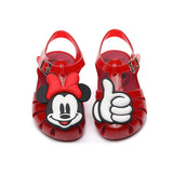 Mini Melissa Mickey Bow Shoes 2019 New Summer Girls Jelly Shoe Girl Non-slip Kids Beach Sandal Toddler Sandals Princess