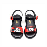 Mini Melissa Mickey Bow Shoes 2019 New Summer Girls Jelly Shoe Girl Non-slip Kids Beach Sandal Toddler Sandals Princess