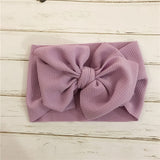 Fabric Elastic Kids Top Knot Girl Hair Band/ Adjustable Big Bow Turban Headband / Wide Headwrap Girl Hairband Hair Accessories