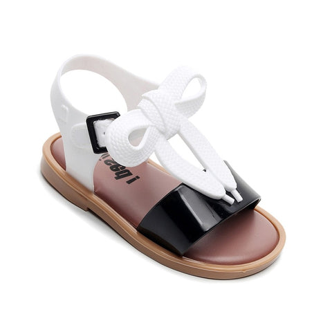 Mini Melissa Mickey Bow Shoes 2019 New Summer Girls Jelly Shoe Girl Non-slip Kids Beach Sandal Toddler Sandals Princess