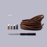 1Pair Solid Color Semicircle Shoelaces Elastic Lace No Tie Shoe Laces Kids Adult Quick Lazy Sneakers Shoelace Shoe Laces Strings