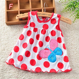 2019 Girls Clothing Summer Girl Dress Baby Girls Infant Kids Cartoon Floral Dress Clothes Sundress Casual Dresses 0-24 Months