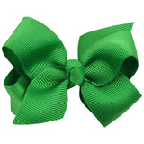 1PC 3 Inch Solid Kids Girls Ribbon Hair Bow Clips with Hairpins Boutique Hairclips Hair Accessories Handmade Princess Headwear